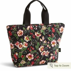 Vera Bradley floral lunch tote NWT